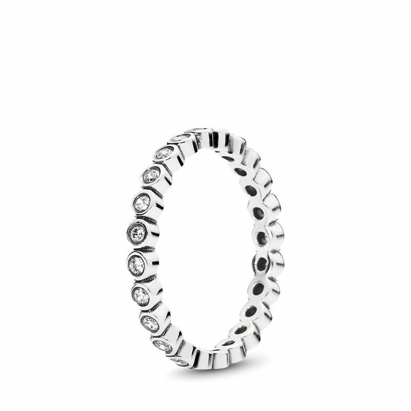 Pandora AlluStackable Ring Petite Brilliant Stackable Ring Silver Egypt HY6584931